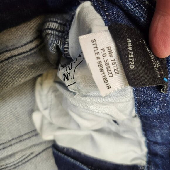 Buckle Black Womens 33x32 Fit no 53 Skinny Jeans Blue Dark Wash Denim Pockets - Picture 12 of 16